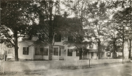 Early 1900s black & white image of Little River B&B when it was called The Mannex, a residence for male colonists at MacDowell Artist Colony